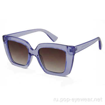 Винтажные женские солнцезащитные очки в большой оправе